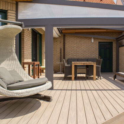 WPC Woodplastic Prkna Style Plus Teak 1